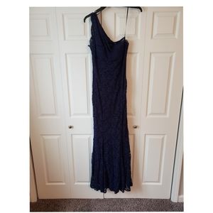 Navy Evening dress.